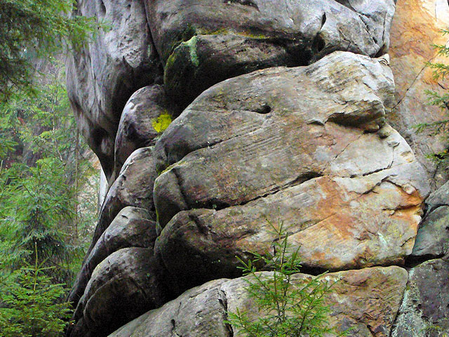 Adršpašské skály – skalní útvar Hlava lvice