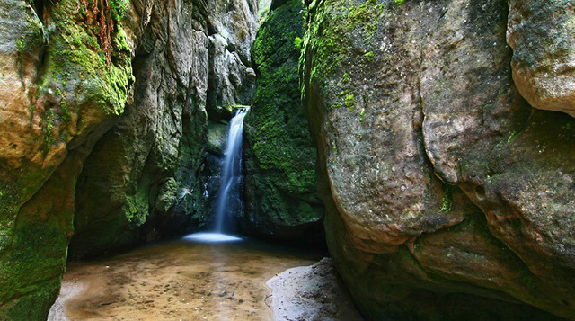Malý vodopád, Adršpašské skály, Adršpach | Broumovsko