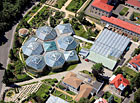 Botanická zahrada Liberec - letecký pohled.