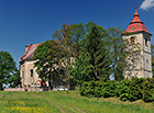 Ruprechtický kostel stojí uprostřed hřbitova se hřbitovní bránou – renesanční dvoupatrovou zvonicí z 2. pol. 16. stol.

