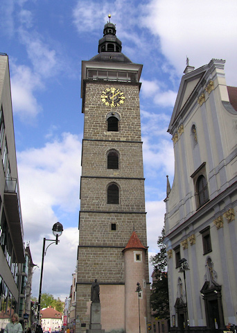 Černá věž, náměstí Přemysla Otakara II., České Budějovice
