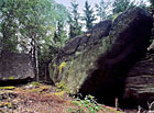 Žulové skály u obce Stálkov, přírodní park Česká Kanada.