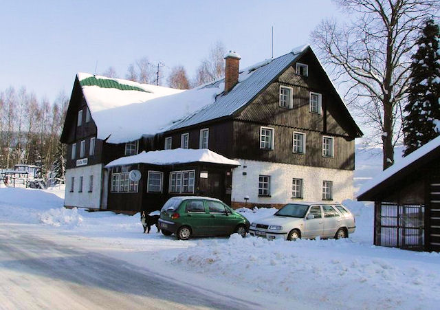 Chata Prim v zimě