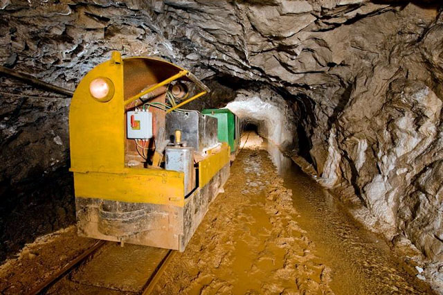Grafitový důl Český Krumlov - důlní vláček