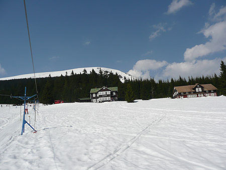 Soukromý lyžařský vlek u Modrodolské boudy