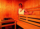 Sauna v hotelu Bellevue.