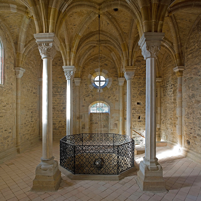 Kaple sv. Erharda a Uršuly – gotické patro | hrad Cheb