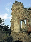 Hrad Cimburk – interiér západní části jižního křídla.