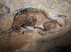 Jeskyně ve tvaru chlebové pece, kterou proslavily pravěké rytiny na kostech zvířat – souboj bizonů a pasoucí se koně. V zadní části jeskyně je imitace pravěké kresby ze španělské Altamiry. Národní přírodní památka.

