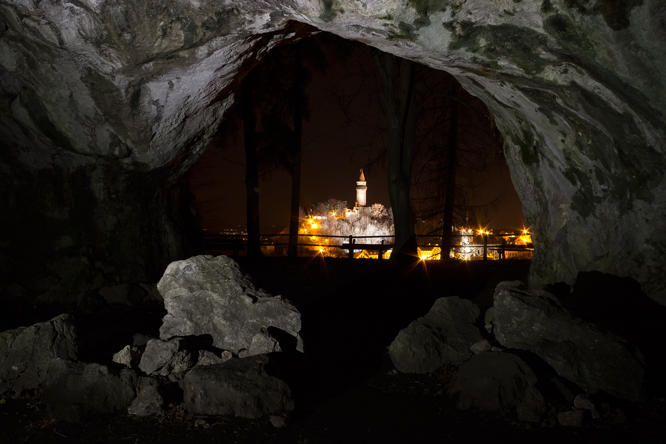 Jeskyně Šipka – pohled od vstupu k Trúbě | Štramberk