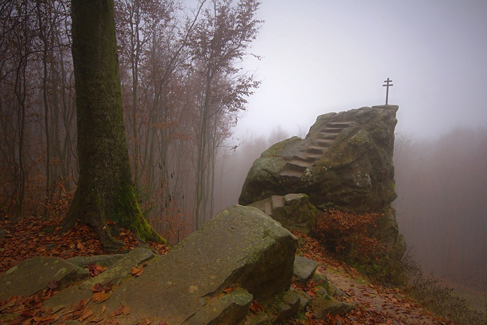 Kazatelna – skalní vyhlídka u Koryčan | přírodní park Chřiby