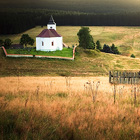 Kostel se objevil v československém filmu Uloupená hranice. Poeticky vyhlíží ze zvlněného kopečku, je obklopený horskými lučinami a jednoznačně patří k těm nejestetičtěji položeným kostelům v Krušných horách.

