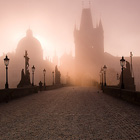 Svítání na Karlově mostě | Praha.