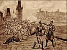 Útok husitských Pražanů.