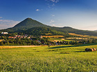 Milešovka je s nadmořskou výškou 837 m nejvyšší hora Českého středohoří. Díky své poloze představuje největrnější místo v ČR. Na Milešovce je každoročně zaznamenáno nejvíce bouří na našem území, proto se jí často přezdívá Hromová hora.

