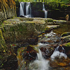 Vodopád je vysoký 2 metry a patří k nejvodnatějším vodopádům v Beskydech. Na podzim r. 2010 Lesy ČR nechaly vodopád zasypat. V r. 2014 ale získal zpět svoji původní podobu, protože balvany odnesla voda.

