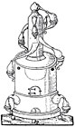 Destilační přístroj z roku 1606.