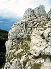 Naučná stezka Děvín - Soutěska s vápencovými skalami.