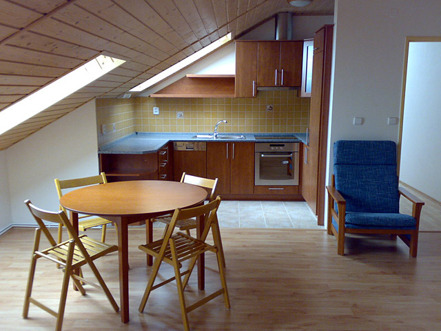 Kuchyň v apartmánu č. 3