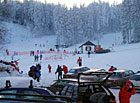 Ski areál Kamenec, Broumovsko.