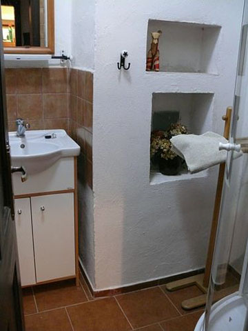 Koupelna v apartmánu Za Pecí