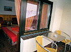 Penzion U Doležalů - balkón dvoulůžkového pokoje.