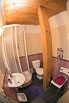 Fialový pokoj, koupelna | penzion Zora Lednice.