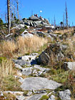 Plechý je nejvyšším vrcholem na české i rakouské straně Šumavy.

