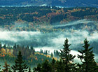 Rozhledna Poledník, Šumava - panoramatický výhled.