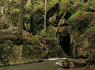 Rudické propadání je společně s jeskyní Býčí skála 2. nejdelší jeskynní systém v ČR. Jedovnický potok se tu propadá do hloubky 90 m a vytváří největší podzemní vodopádovou kaskádu u nás. V podzemí se také nachází nejhlubší česká suchá propast a jeden z největších dómů.

