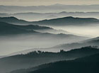 Údolní mlhy v chráněné krajinné oblasti Beskydy.