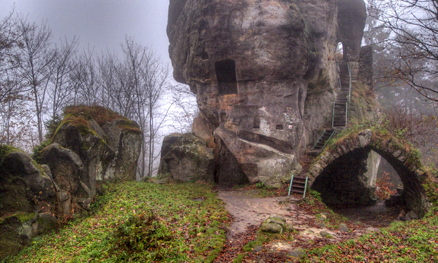 Skalní hrad Bischofstein (Skály), Teplické skály, Broumovsko