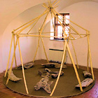 Muzeum Dolní Věstonice - rekonstrukce paleolitického obydlí.