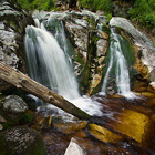 Vodopád Bílé Smědé patří s průtokem přes 100 l za sekundu k těm nejvodnatějším vodopádům v ČR. Měří málo přes 3 m a vytváří dva vějířovité proudy.

