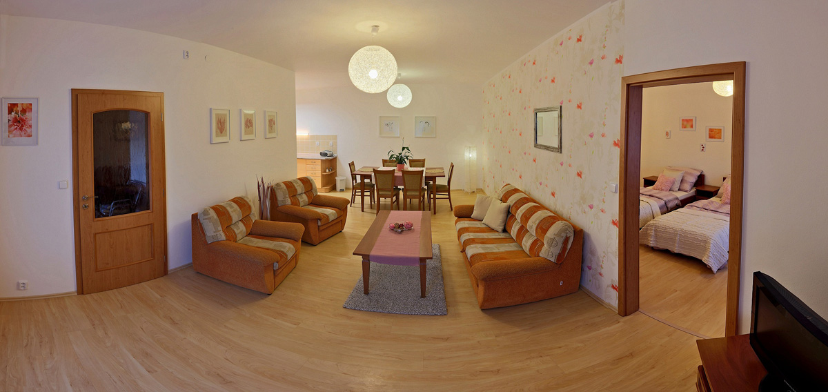 Luxusní rodinný apartmán, ubytování Braníčkov na Šumavě