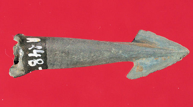 Archeoskanzen Modrá - archeologický nález