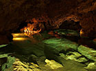 Bozkovské dolomitové jeskyně - podzemní jezero.