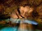 Nejrozsáhlejší jeskynní systém severovýchodních Čech. Součástí prohlídky je i největší veřejnosti zpřístupněné podzemní jezero v Čechách (délka 24 m, šířka 14 m).

