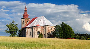Exteriér kostela sv. Anny, Vižňov