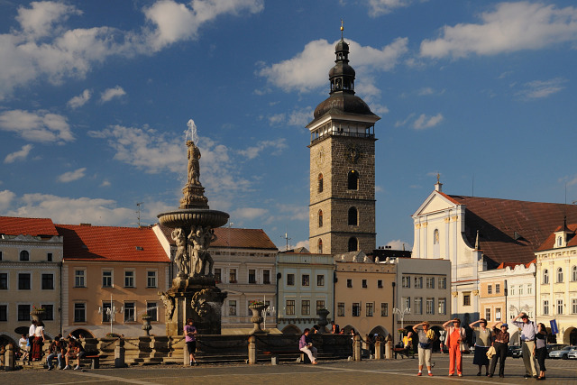 Černá věž, náměstí Přemysla Otakara II., České Budějovice