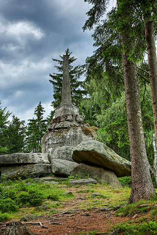 Vysoký kámen u Kunžaku – nejvyšší bod České Kanady