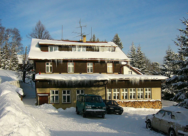 Dům svatého Josefa v zimě