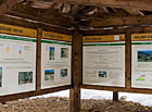 Geologická expozice Rokyta - výstava hornin Šumavy.