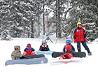 Snowboardový kurz u Modrodolské boudy.