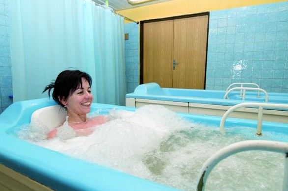 Perličková koupel v hotelu Duo