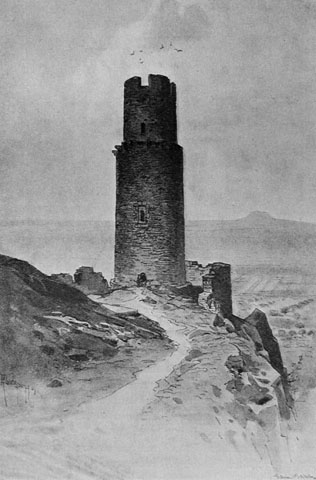 Zřícenina hradu Hazmburk - Černá věž