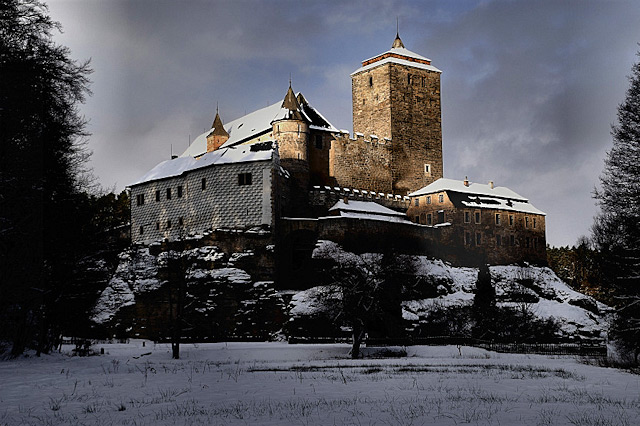 Hrad Kost v zimě | Český ráj
