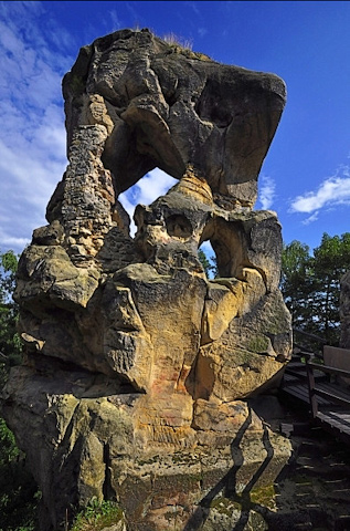 Hrad Rotštejn – skalní okno, Klokočské skály | Český ráj