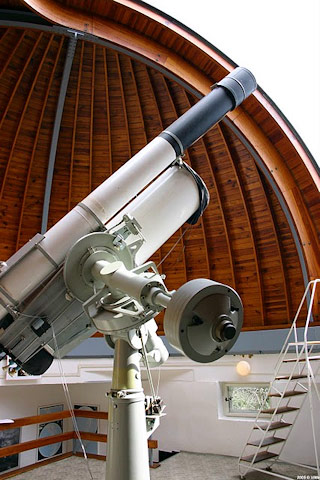 Dalekohled v observatoři Kleť