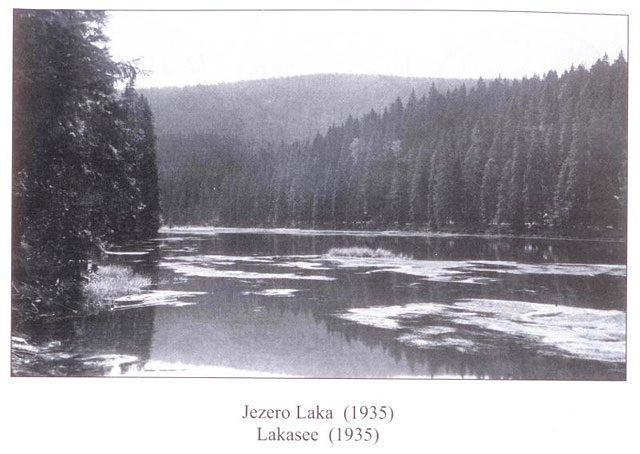 Jezero Laka, Šumava (1935)